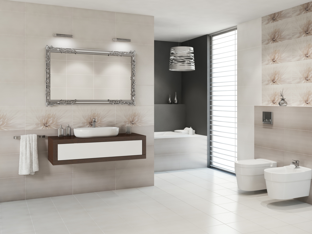 Avangarde tile collection - grey bathroom tiles
