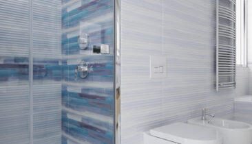 Artistico - blue bathroom interior