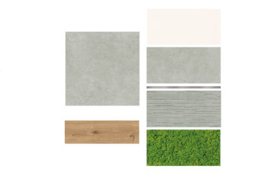 Fresh Moss bathroom tiles