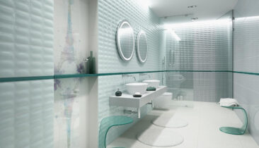 PARISEN stylish bathroom in white and mint