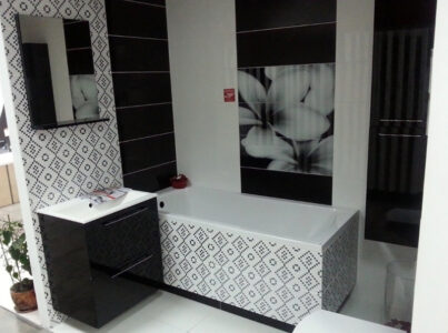 PRET-A-PORTER black and white bathroom