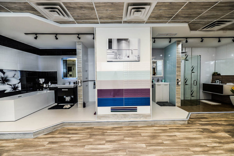 The showroom of Paradise Living Tile Store