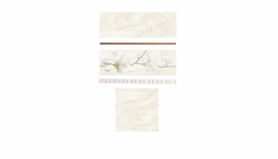 Stone Flowers Beige Tile Collection