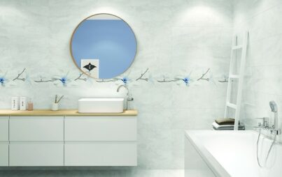 Natural stone tiles in gray hues - Stone Flowers