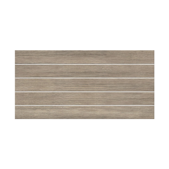 Nature Wood Brown Satin Structure wood design tile - 11.75 x 23.5 inches