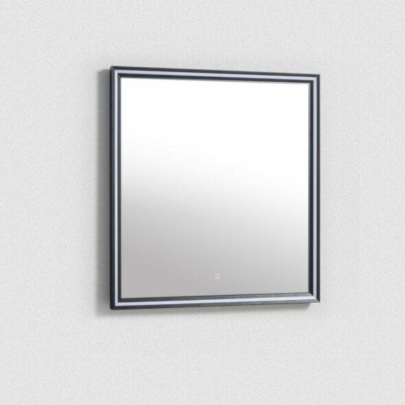 Bathroom Mirror with Aluminum Frame 34-inch