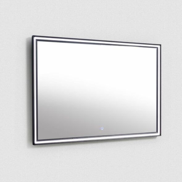 Bathroom Mirror with Aluminum Frame 52-inch