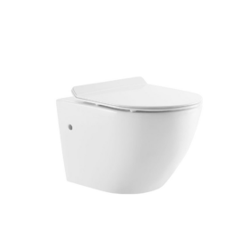 Contemporary Wall Hung Toilet & Carrier Tank – Dual Flush with Soft-Close Seat