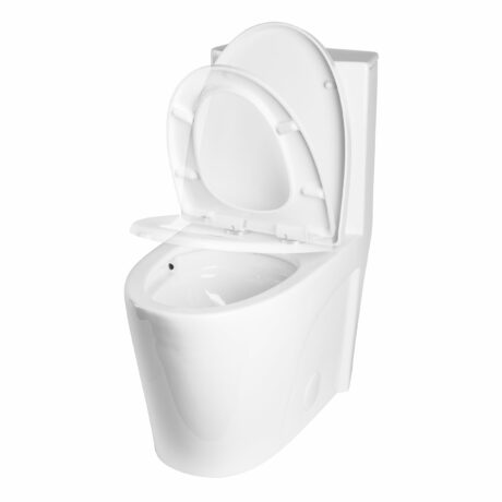 Contemporary Toilet – One Piece Dual Flush with Soft-Close Seat