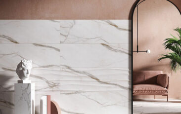 Wall decoration with Cosima tiles