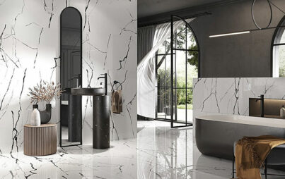 Bathroom with Eterrnal collection tiles