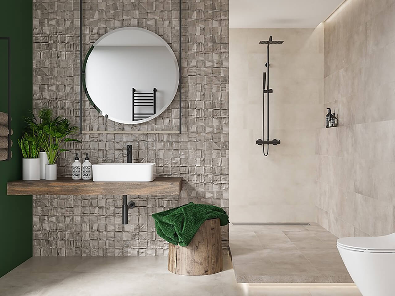 Nerina Slash - bathroom tile collection