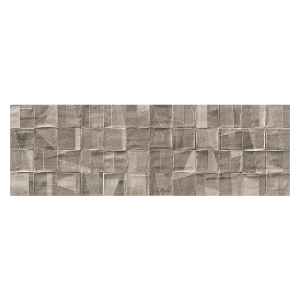 Nerina Slash Inserto Mix Colors Structure Micro wall tile, 11.5in x 35in