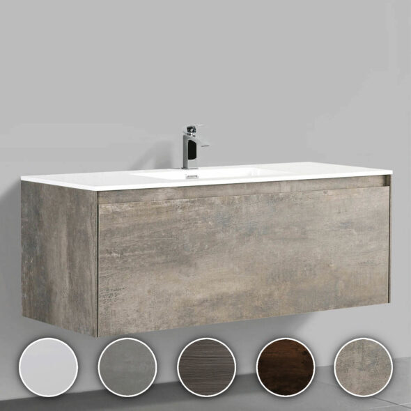 47-inch Wall Hung Bathroom Vanity, all colors