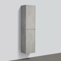 Stone Grey Wall Hung 16in Side Cabinet