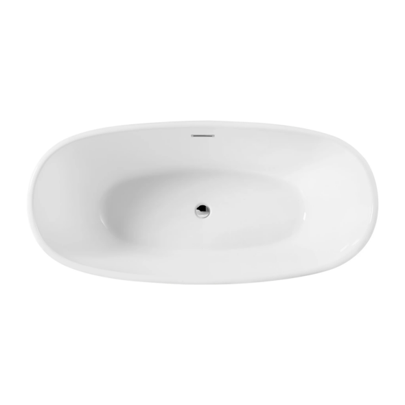 Modern oval design - acrylic freestanding bathtub