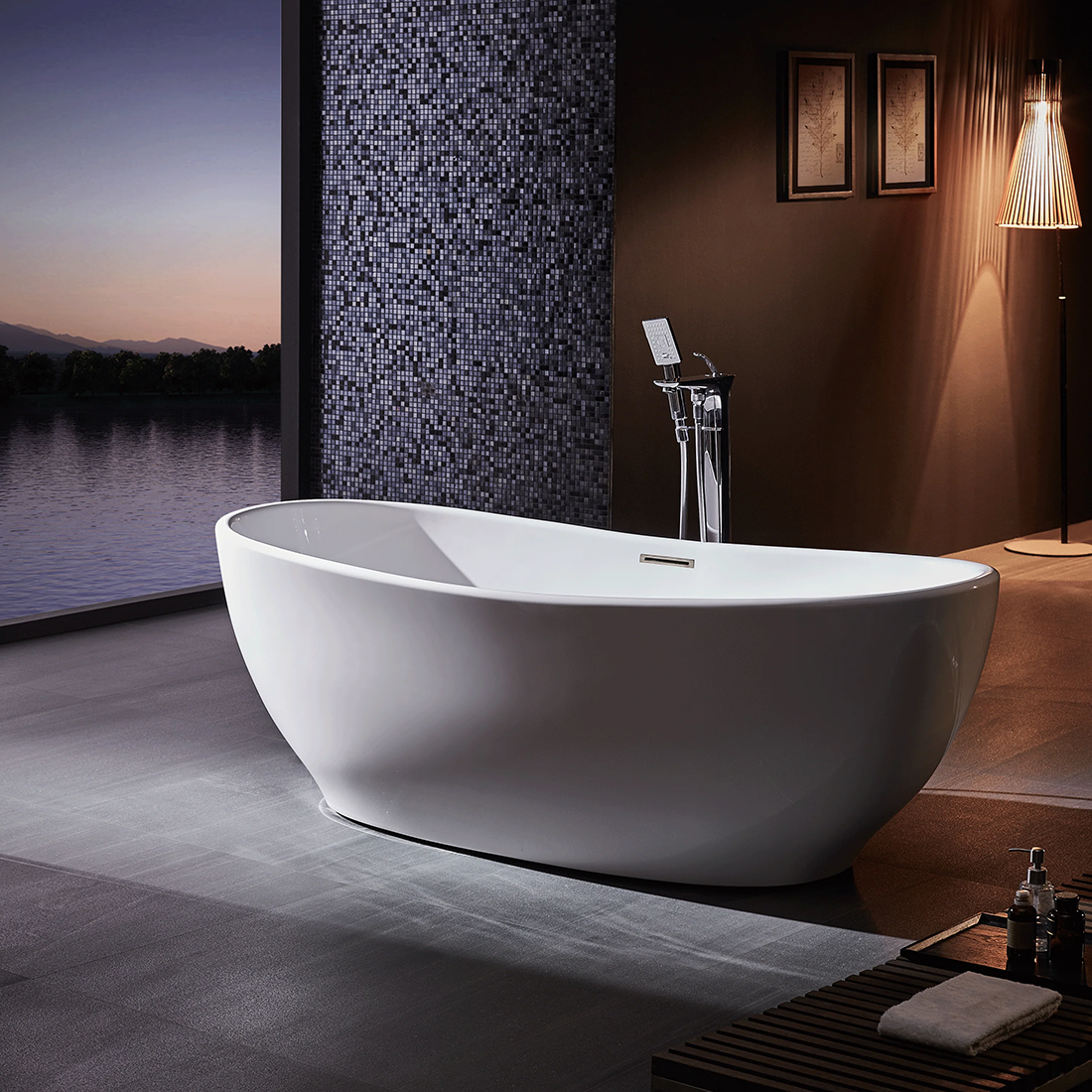 Acrylic Bathtub for elegant bathroom space
