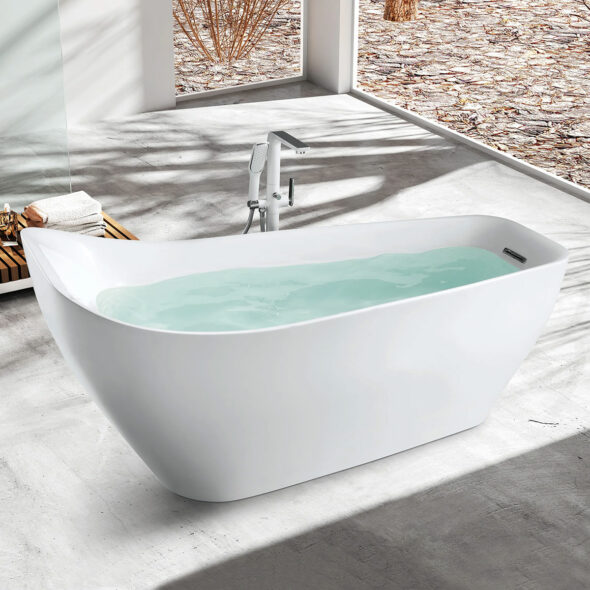Contemporary Freestanding Bathtub 67-inches