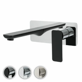 Single Handle Wall Mounted Contemporary Bathroom Faucet