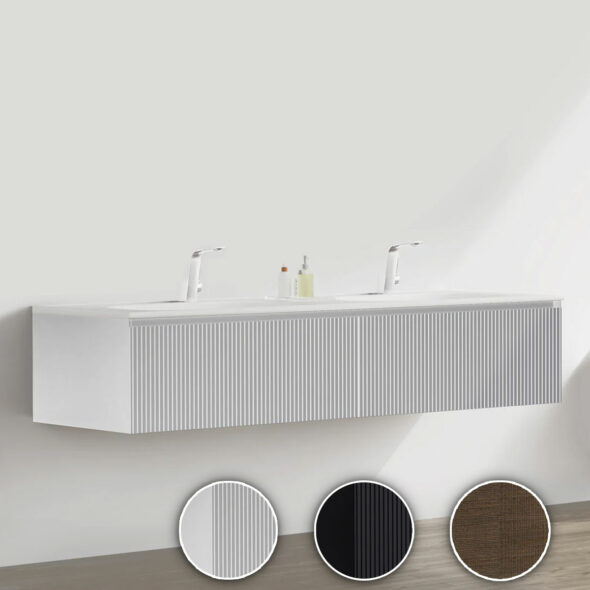71-inch Wall Hung Bathroom Vanity 3 colors
