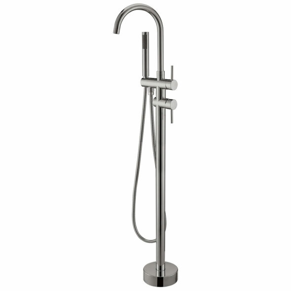 Brushed Nickel Freestanding bathtub Faucet MB-FS-23