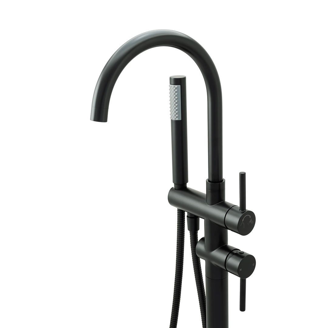 Freestanding bathtub Faucet MB-FS-23, Matte black
